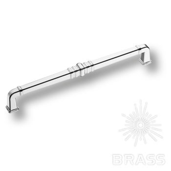 Brass Ручка скоба KT 012.224.07 глянцевый хром 224 мм фото 1