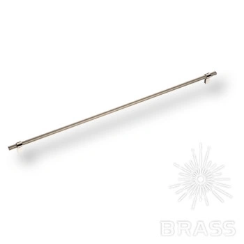 Brass Ручка рейлинг 8774 0640 PN-PN глянцевый никель 640 мм фото 1