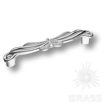 Brass Ручка скоба 15.098.128 DIA 07 глянцевый хром 128 мм фото 1