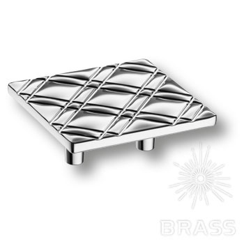 Brass Ручка кнопка 4201 032MP02 глянцевый хром 32 мм фото 1