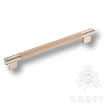 Brass Ручка рейлинг 9404-317 дерево/никель 192 мм фото 1