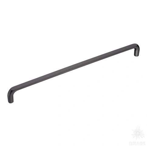 alt="Купить Ручка скоба 395-320-Black Chrome темный графит 320 мм Brass в Иваново и России"