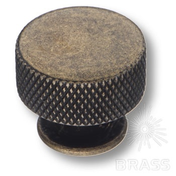 Brass Ручка кнопка 1820 Antique Bronze античная бронза фото 1