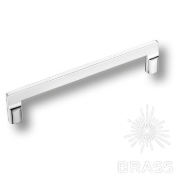 Brass Ручка скоба 9393 0160 CR глянцевый хром 160 мм фото 1