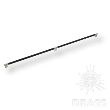 Brass Ручка рейлинг 9401-346 черный/никель 480-480 мм фото 1