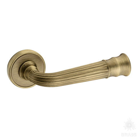 Brass Ручка дверная HA132RO14 ABM DESPINA состаренная латунь фото 1