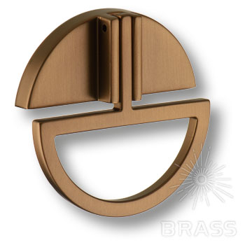 Brass Ручка кольцо 904-Bronze бронза 32 мм фото 1