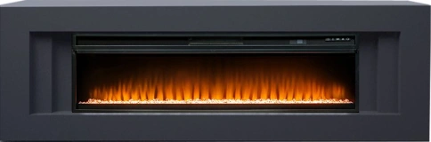 Каминокомплект Line 60 (Разборный) - Серый графит с очагом Vision 60 LED фото 1