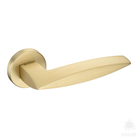 Brass Ручка дверная HA118RO12 BB GARNET матовое золото фото 1