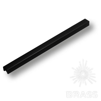 Brass Ручка профиль 1700 0320 AL6 чёрный 320 мм фото 1