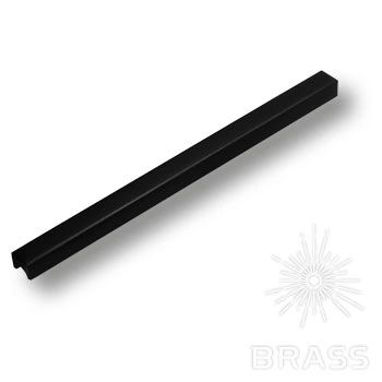 Brass Ручка профиль 1700 0320 AL6 чёрный 320 мм фото 1