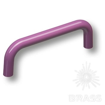 Brass Ручка скоба детская 627MO фиолетовый глянцевый 96 мм фото 1