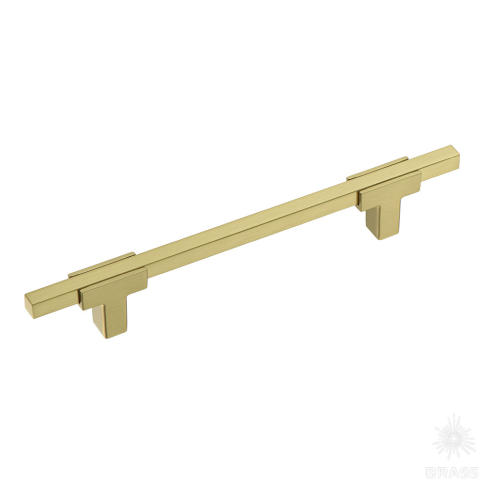 Brass Ручка рейлинг 778-128-Champagne Gold матовая латунь 128 мм фото 1