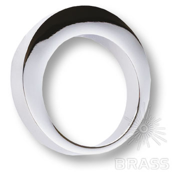 Brass Ручка кольцо 6530 0040 CR глянцевый хром 16 мм фото 1