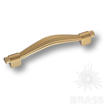 Brass Ручка скоба 7492-200 матовое золото 96 мм фото 1