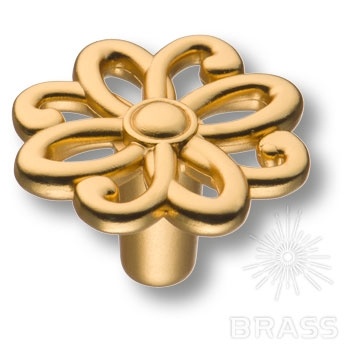 Brass Ручка кнопка 15.375.36.22 матовое золото фото 1