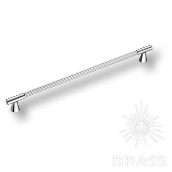 Brass Ручка скоба 1119 320MP02 глянцевый хром 320 мм фото 1