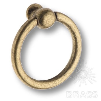Brass Ручка кольцо 3100 0050 AVM-AVM античная бронза фото 1