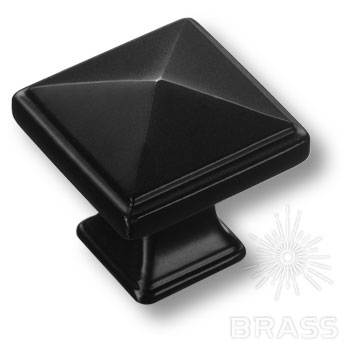 Brass Ручка кнопка 4222 0008 AL6 черный фото 1