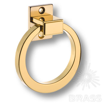 Brass Ручка кольцо BU 013.80 CS 19 глянцевое золото фото 1