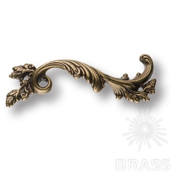Brass Ручка скоба 15.216.96.12 right античная бронза 96 мм  фото 1