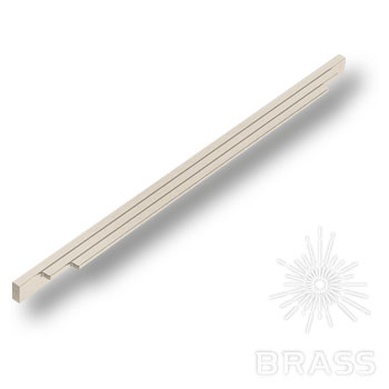 Brass Ручка накладная 9429 0512 ELX2 брашированный никель 512 мм фото 1