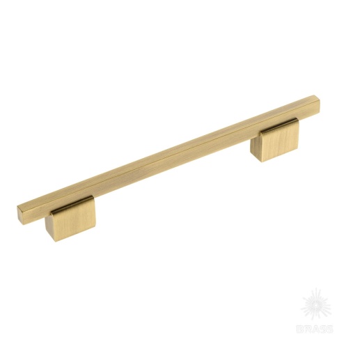 Brass Ручка скоба 2552-013-160 латунь состаренная латунь 160 мм фото 1
