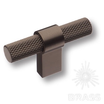 Brass Ручка кнопка 8774 0008 BBN-BBN чёрный матовый никель фото 1