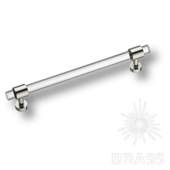 Brass Ручка рейлинг BU 020.160.07 глянцевый хром 160 мм фото 1
