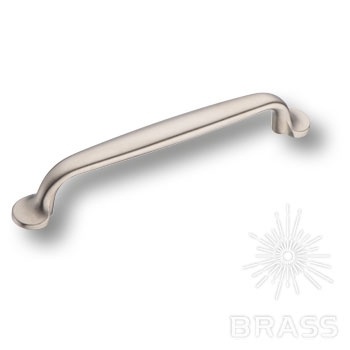 Brass Ручка скоба 7031-038 никель 128 мм фото 1