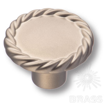 Brass Ручка кнопка 8581-500 матовый никель фото 1