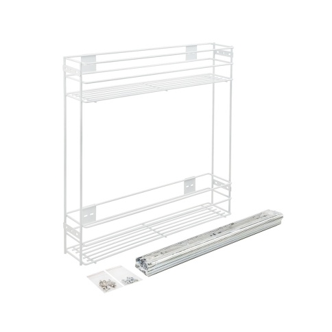 Бутылочница VK-01-150WT с боковым креплением 150 мм белый фото 2