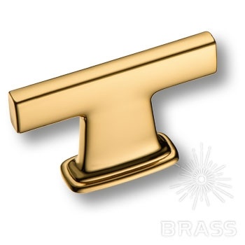 Brass Ручка кнопка 4110 016MP11 глянцевое золото 16 мм фото 1