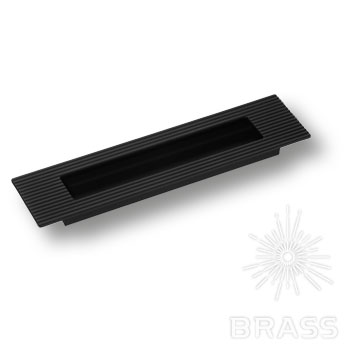 Brass Ручка врезная 1176 160MP24 черный 160 мм фото 1