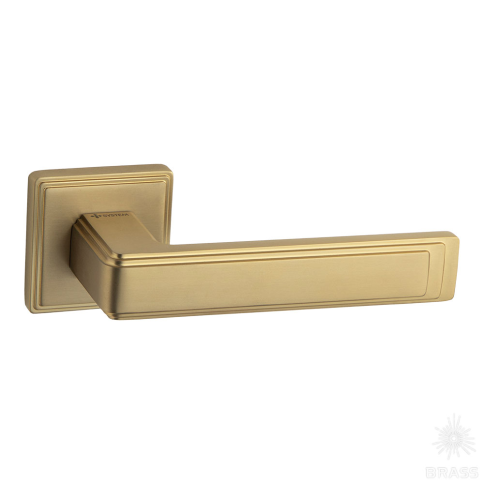 Brass Ручка дверная HA229RO17 GB LINEAR матовая латунь фото 1