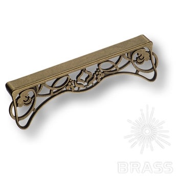 Brass Ручка скоба 15.069.96.12 античная бронза 96 мм фото 1