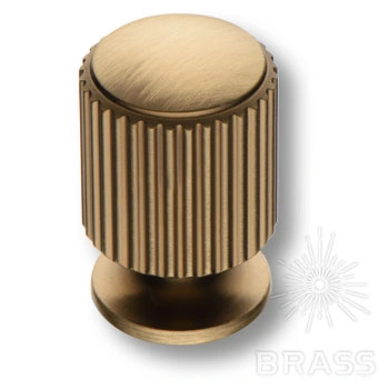 Brass Ручка кнопка 1464 0020 ABM состаренная латунь фото 1