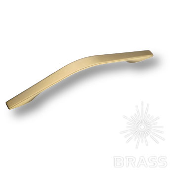 Brass Ручка скоба 6812-020 матовая латунь 160 мм фото 1