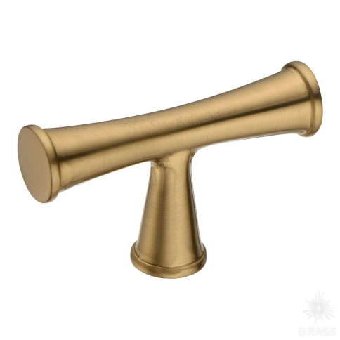 alt="Купить Ручка кнопка 43-Champagne Gold матовая латунь Brass. Мебельная фурнитура оптом и в розницу."