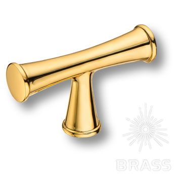 Brass Ручка кнопка 43-Gold глянцевое золото фото 1