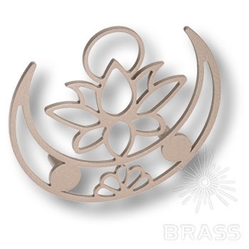 Brass Ручка скоба Лунный лотос KKP-1022-B76-Soft кремовый 64 мм фото 1