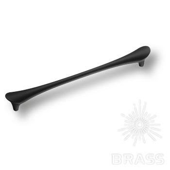 Brass Ручка скоба 8600 192 ALPI Matt Black чёрный матовый 192 мм фото 1