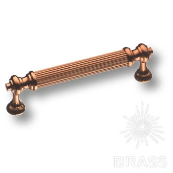 Brass Ручка скоба 2512-008-96 латунь медный 96 мм фото 1