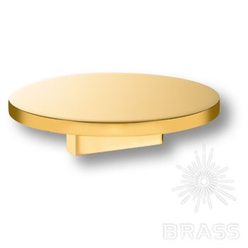 Brass Ручка кнопка 7207 0090 GL-GL глянцевое золото 32 мм фото 1