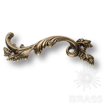 Brass Ручка скоба 15.216.64.12 left античная бронза 64 мм  фото 1