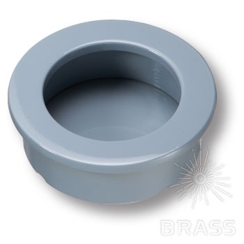 Brass Ручка врезная 3511-580 BLUE BRIGHT глянцевый голубой фото 1