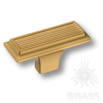 Brass Ручка кнопка 46-Champagne Gold матовая латунь фото 1