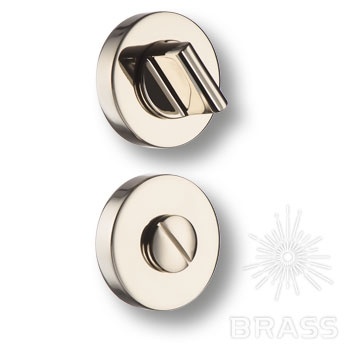 Brass Накладка с поворотной кнопкой RO12W6 PN ROSET глянцевый никель фото 1