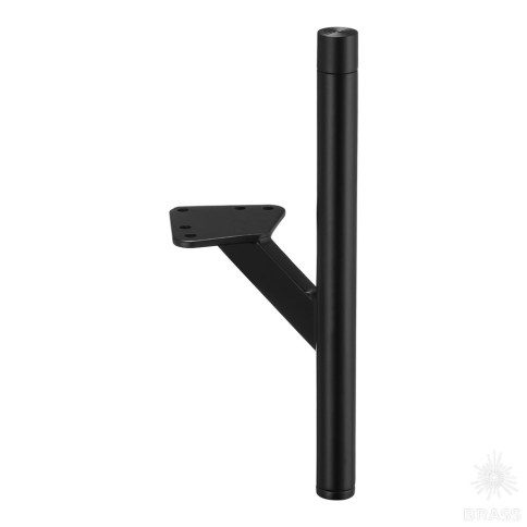 Brass Опора мебельная 2460 140-260 Matt Black матовый черный 140-260 мм фото 1