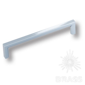 Brass Ручка скоба 6765-580 BLUE BRIGHT глянцевый голубой 128 мм фото 1